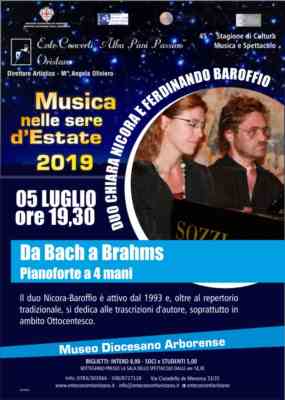 Da bach a brahms: pianoforte a quattro mani